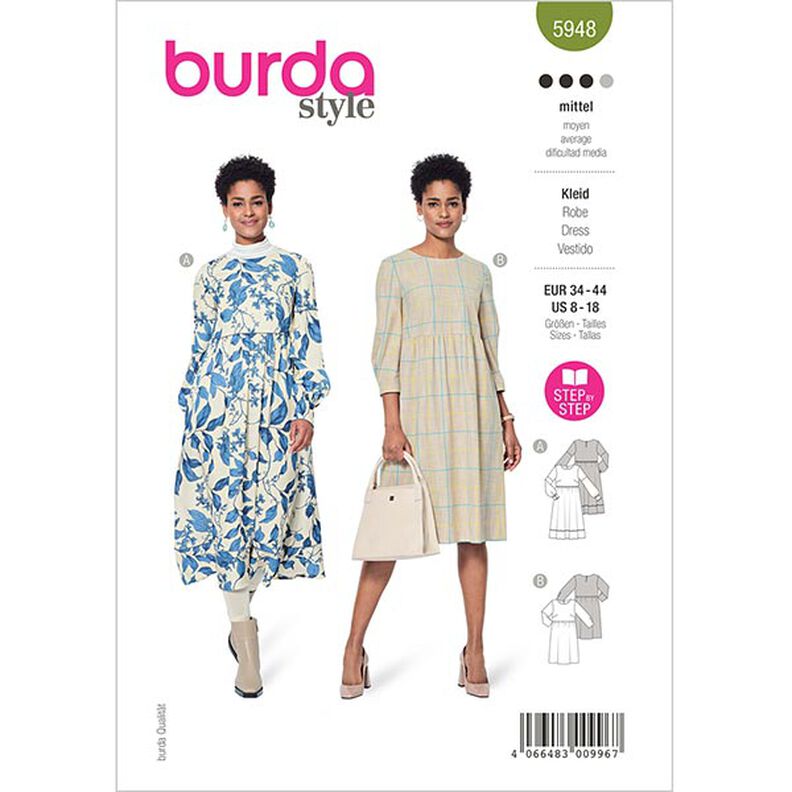Kleid | Burda 5948 | 34-44,  image number 1