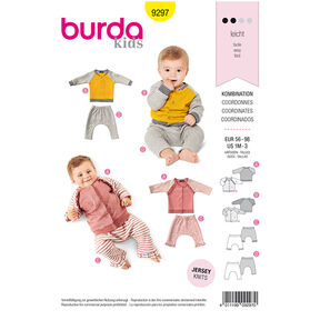 Sweatjacke / Schlupfhose | Burda 9297 | 56-98, 