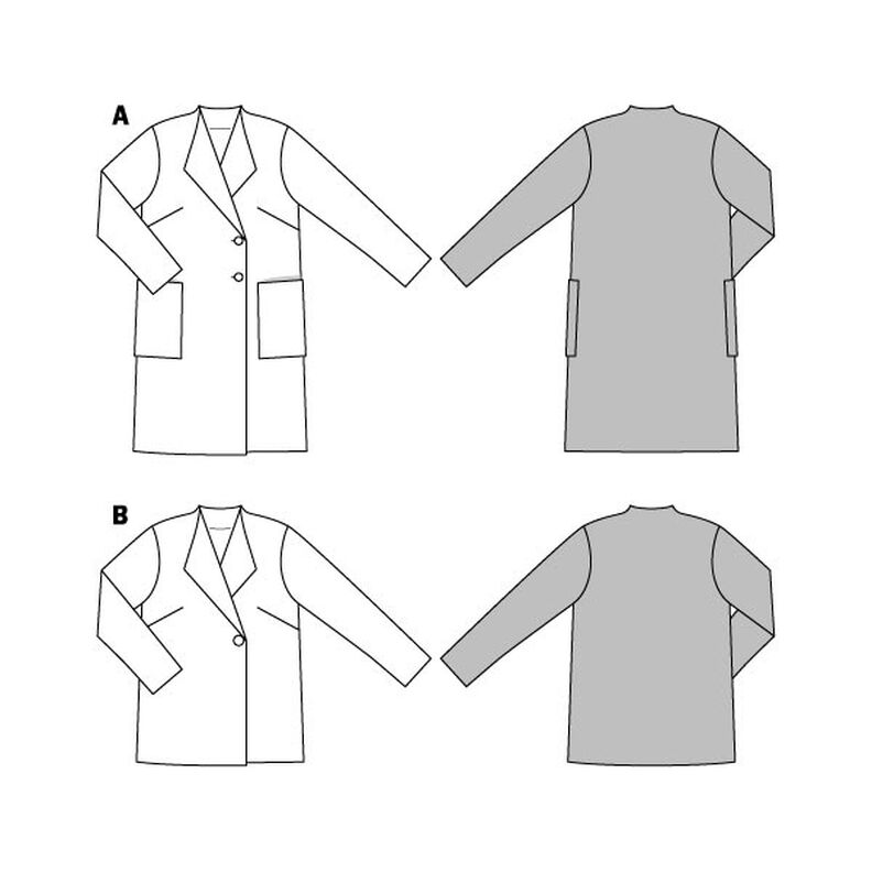 Jacke / Mantel | Burda 6736 | 34-46,  image number 4