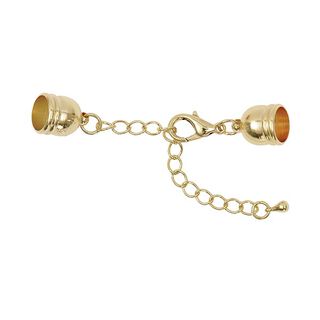 Endverschluss mit Kette (70 x 10 mm) 3 – gold, 