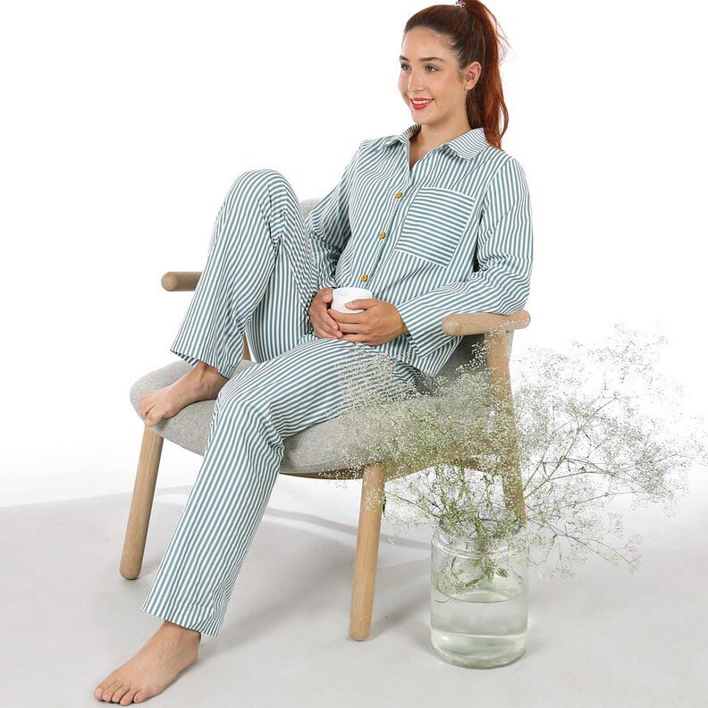 FRAU HILDA Pyjama mit kurzer und langer Variante | Studio Schnittreif | XS-XXL,  image number 2
