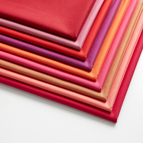 Baumwollpopeline Uni – intensiv pink | Reststück 100cm