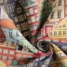 Dekostoff Gobelin Häuser – hellbeige,  thumbnail number 3