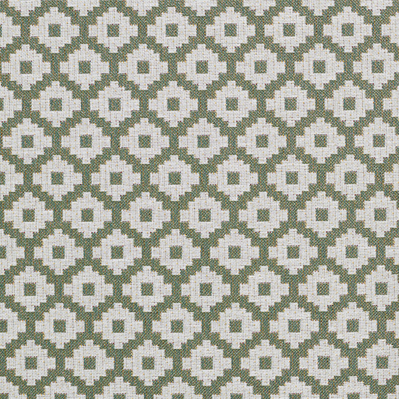 Outdoorstoff Jacquard Rauten – oliv,  image number 1