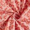 Baumwollstoff Cretonne abstrakte Blätter – terracotta/elfenbein,  thumbnail number 3