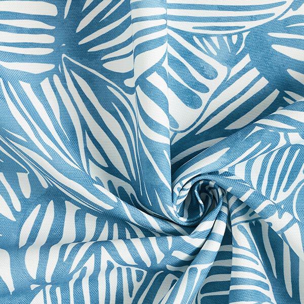 Outdoorstoff Canvas abstrakte Blätter – blau, image number 3