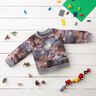French Terry Sommersweat mystische Pferde Digitaldruck – pastellviolett,  thumbnail number 6