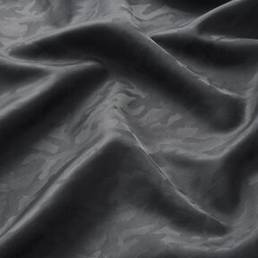 Futterstoff Jacquard Camouflage – dunkelgrau, 