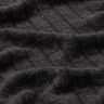 Strickstoff Ajour edle Glitzerstreifen – schwarz,  thumbnail number 2