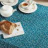 Baumwollstoff Cretonne zarte Blüten – ozeanblau,  thumbnail number 5