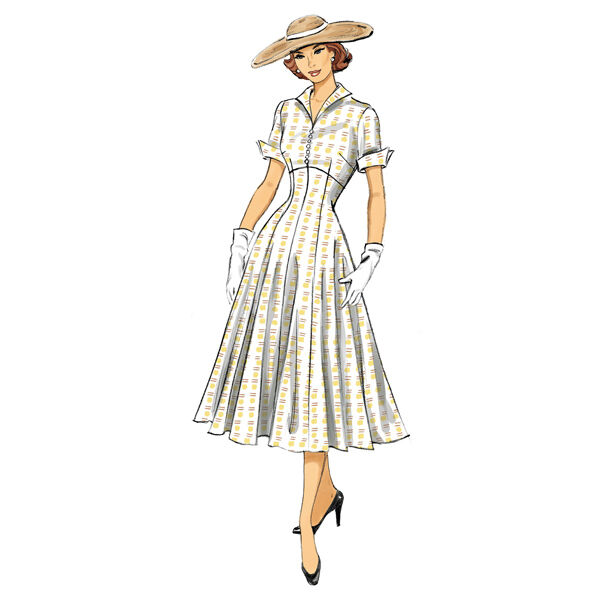 Vintage-Kleid 1952 | Butterick 6018 | 40-48, image number 7