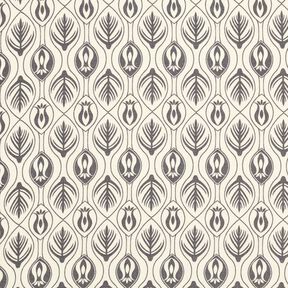 Chiffon Artdecomuster – schwarz/weiss, 
