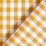 Baumwollstoff Vichykaro 1 cm – senf/weiss,  thumbnail number 4