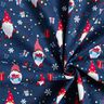 Baumwollstoff Popeline Weihnachtszwerge – marineblau/rot,  thumbnail number 3