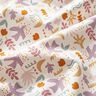 Baumwollstoff Cretonne abstrakte Vögel – wollweiss/pastellviolett,  thumbnail number 2