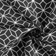 Dekostoff Canvas Kaleidoskop – schwarz/weiss,  thumbnail number 3