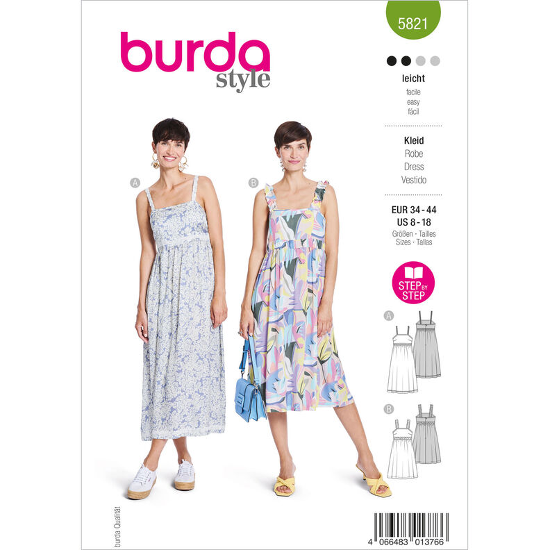 Kleid | Burda 5821 | 34-44,  image number 1