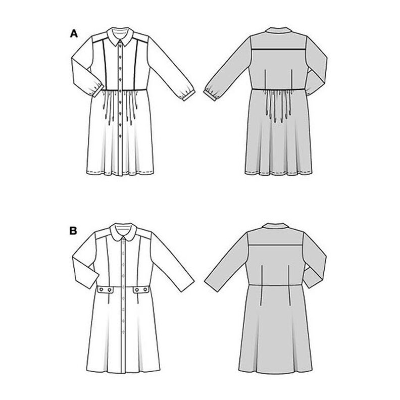 Plus-Size Kleid | Burda 5882 | 44-54,  image number 8