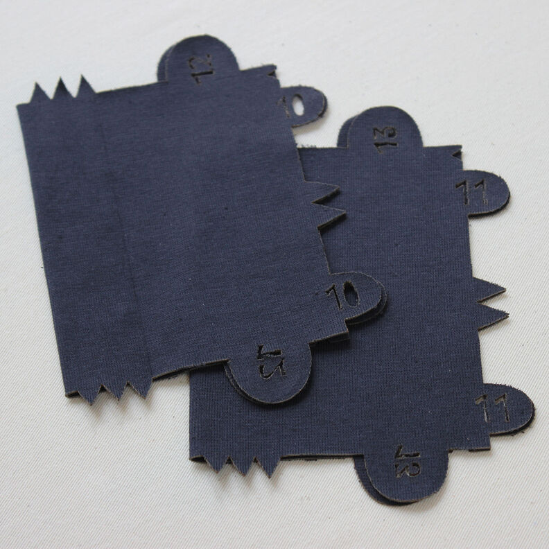 "Nähen nach Zahlen"-Paket Onesie BIMBAM | 98/104 – marineblau,  image number 7
