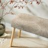 Dekostoff Jacquard Blätterkonturen – natur,  thumbnail number 6
