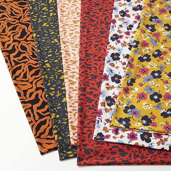 Tencel™ Modal Jersey Animalprint | by Poppy – rosa/gelbbraun – Muster, image number 5