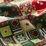 Baumwollstoff Popeline bunte Weihnachten – grün,  thumbnail number 2
