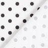 Baumwollpopeline gro&szlig;e Punkte &ndash; weiss/schwarz,  thumbnail number 6
