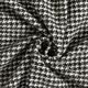 Angerauter Wollmix Hahnentritt – schwarz/weiss,  thumbnail number 3