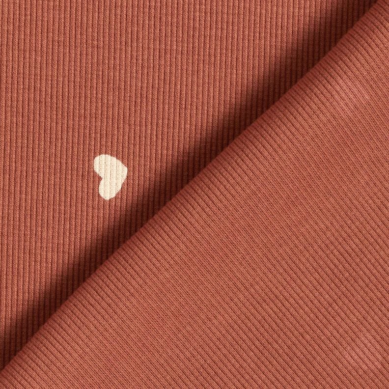 Rippenjersey Herzen – rot,  image number 4