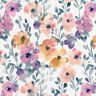 GOTS Baumwolljersey Aquarell Blumenwiese Digitaldruck – elfenbein,  thumbnail number 1
