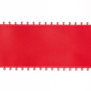 Satinband Picotkante - rot, 