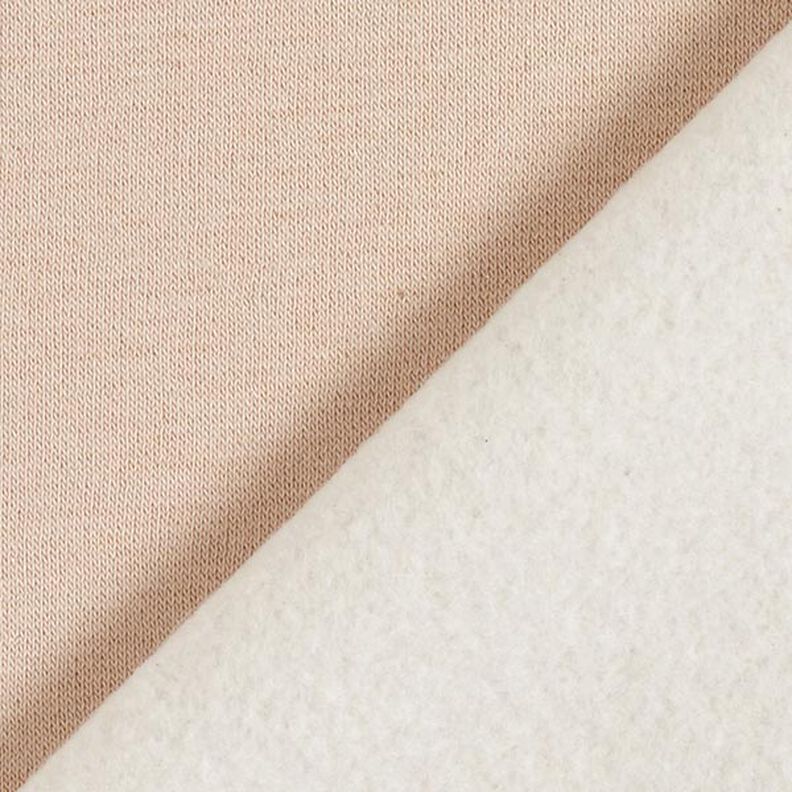 Sweatshirt angeraut uni Lurex – sand/gold,  image number 4