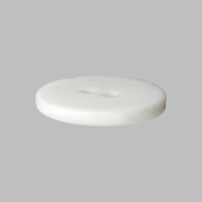 Perlmuttknopf Pastell - weiss, 