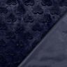 Kunstfell Herzen | Poppy Fabrics – schwarzblau,  thumbnail number 4