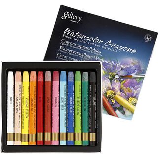 Gallery Aquarell-Kreide [Stärke: 8mm][12 Stück ], 
