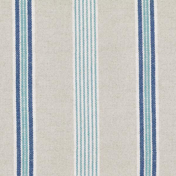 Outdoorstoff Canvas schmale Streifen – blau/natur, image number 1