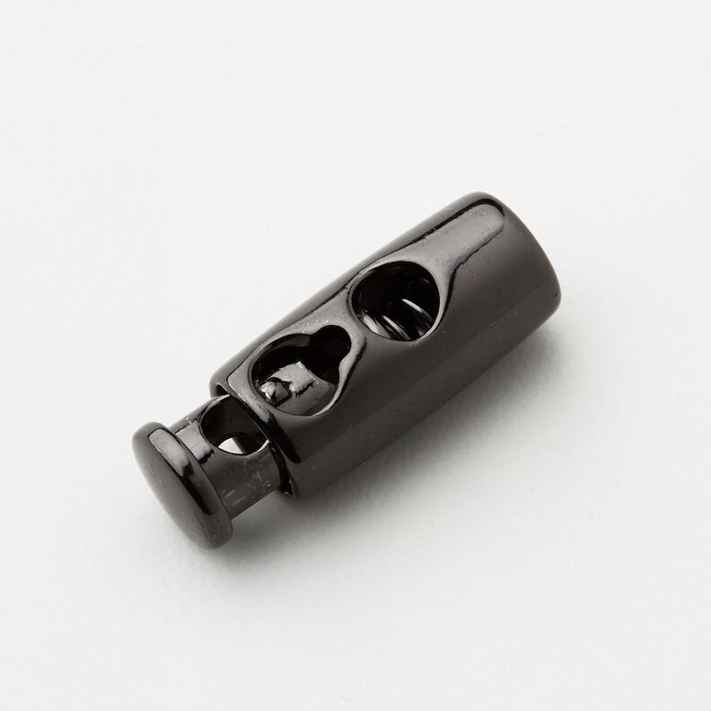 Kordelstopper Metall [Durchlass: 3 mm] – anthrazit,  image number 1