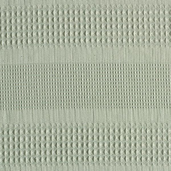 Waffelpiqué Querstreifen – schilf | Reststück 50cm