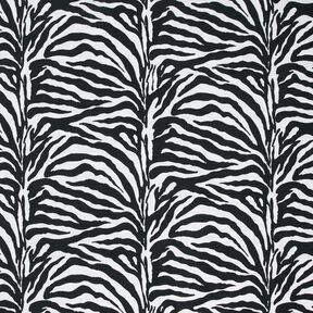 Polsterstoff Jacquard Zebra – weiss/schwarz, 