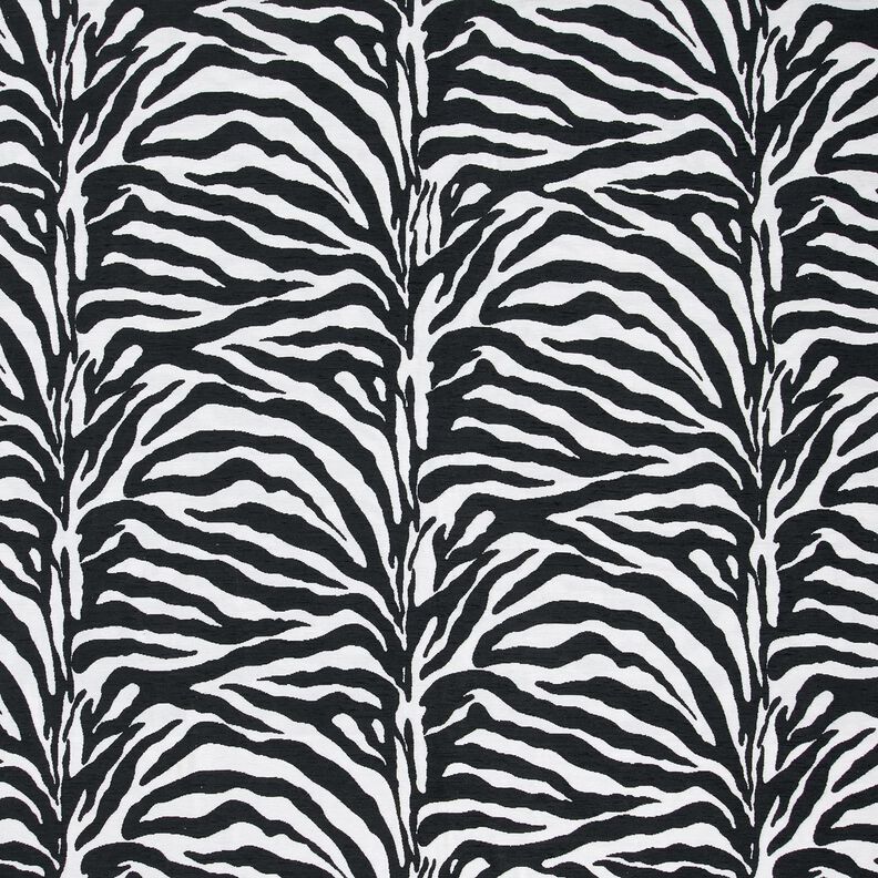 Polsterstoff Jacquard Zebra – weiss/schwarz,  image number 1