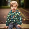 Sommersweat Dinos | Poppy Fabrics – blautanne/hellgrün,  thumbnail number 5