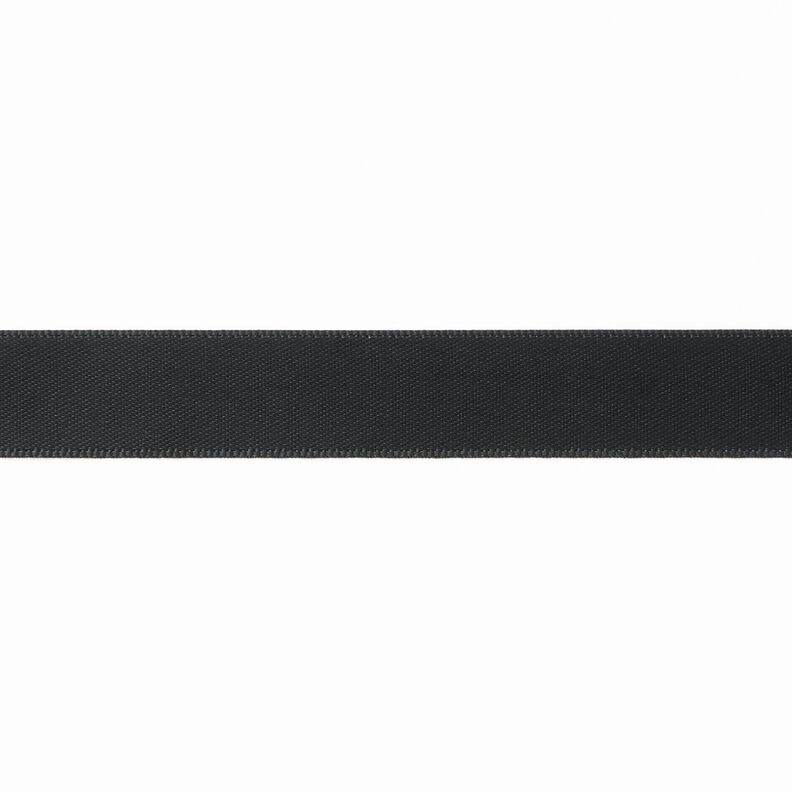Satinband [15 mm] – schwarz,  image number 1