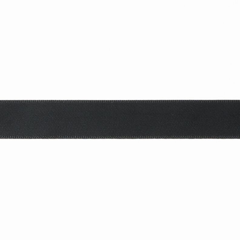 Satinband [15 mm] – schwarz,  image number 1