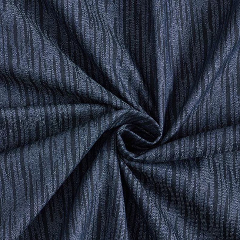 Stretch Jeans unterbrochene Streifen – marineblau,  image number 3