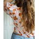 GOTS Batist Muschel-Blumen | Tula – wollweiss/hellblau,  thumbnail number 8