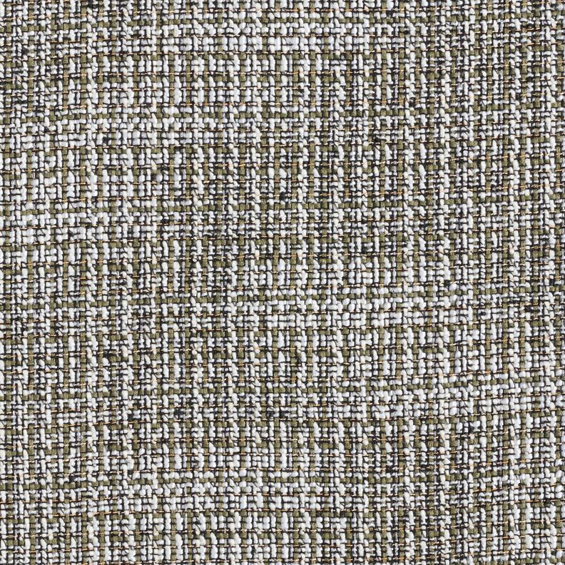 Boucle Glitzer Effektfaeden – khaki/weiss,  image number 1