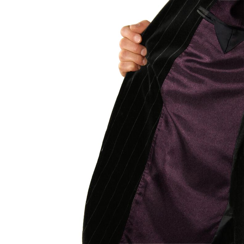 Satinfutter Uni – merlot,  image number 5