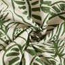 Dekostoff Halbpanama gemalte Monstera – creme/pinie,  thumbnail number 3