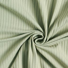 Rippenjersey uni – pistazie | Reststück 110cm, 