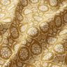 Baumwollstoff Cretonne Blumen und Ranken – senf/weiss,  thumbnail number 2